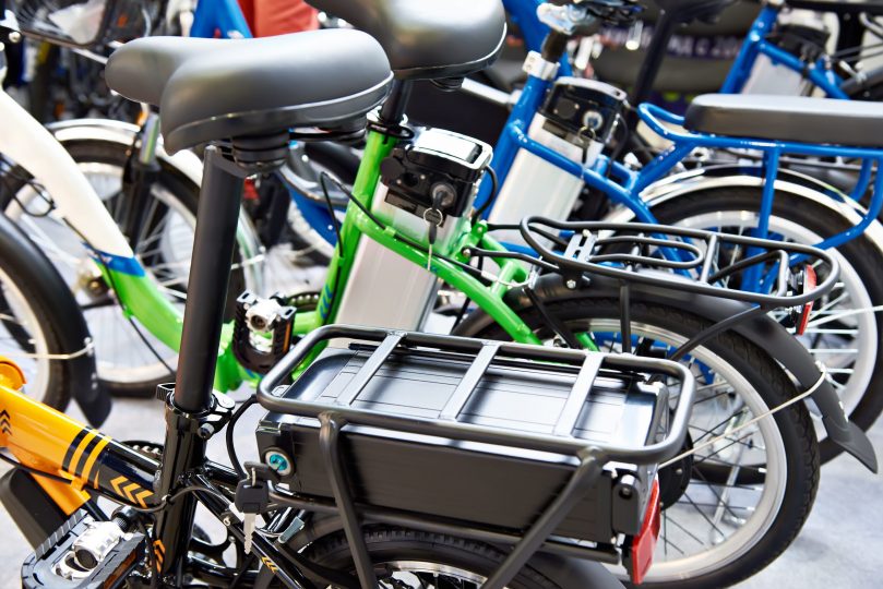 lithium-ion-battery-on-bicycle