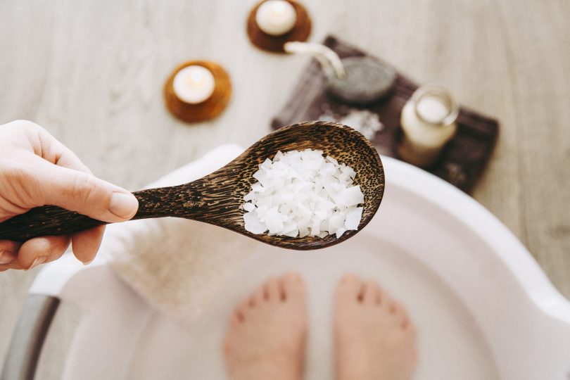 adding-magnesium-chloride-vitamin-salt-in-foot-bath-water-solution-magnesium-grains-in-foot-bath-water-are-ideal-for-replenishing-the-body-with-this-essential-mineral-promoting-overall-wellbeing