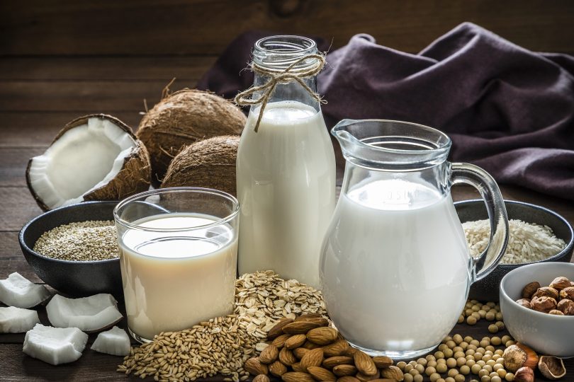 various-kinds-of-vegan-milk
