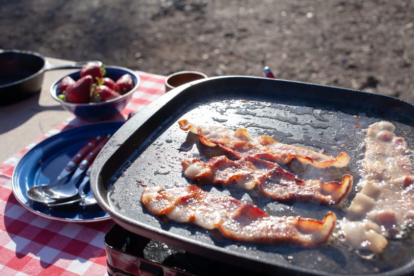 bacon-for-breakfast-at-camping-ground